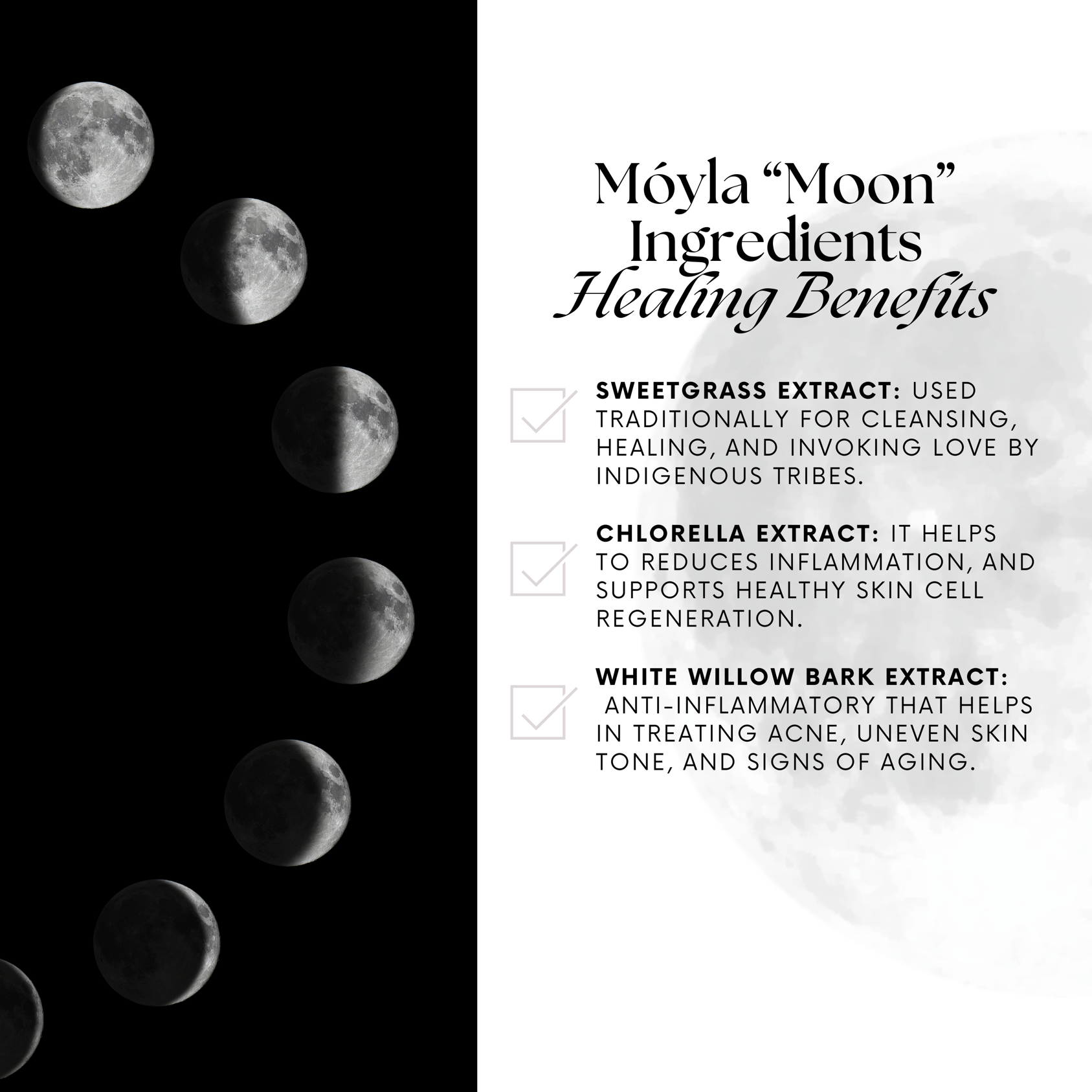 MÓYLA (MOON) polish exfoliate &amp; moisturizing sleep mask