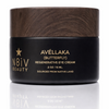 Avellaka N8iv Beauty Butterfly Regenerative Eye Cream jar with wooden lid on a white background